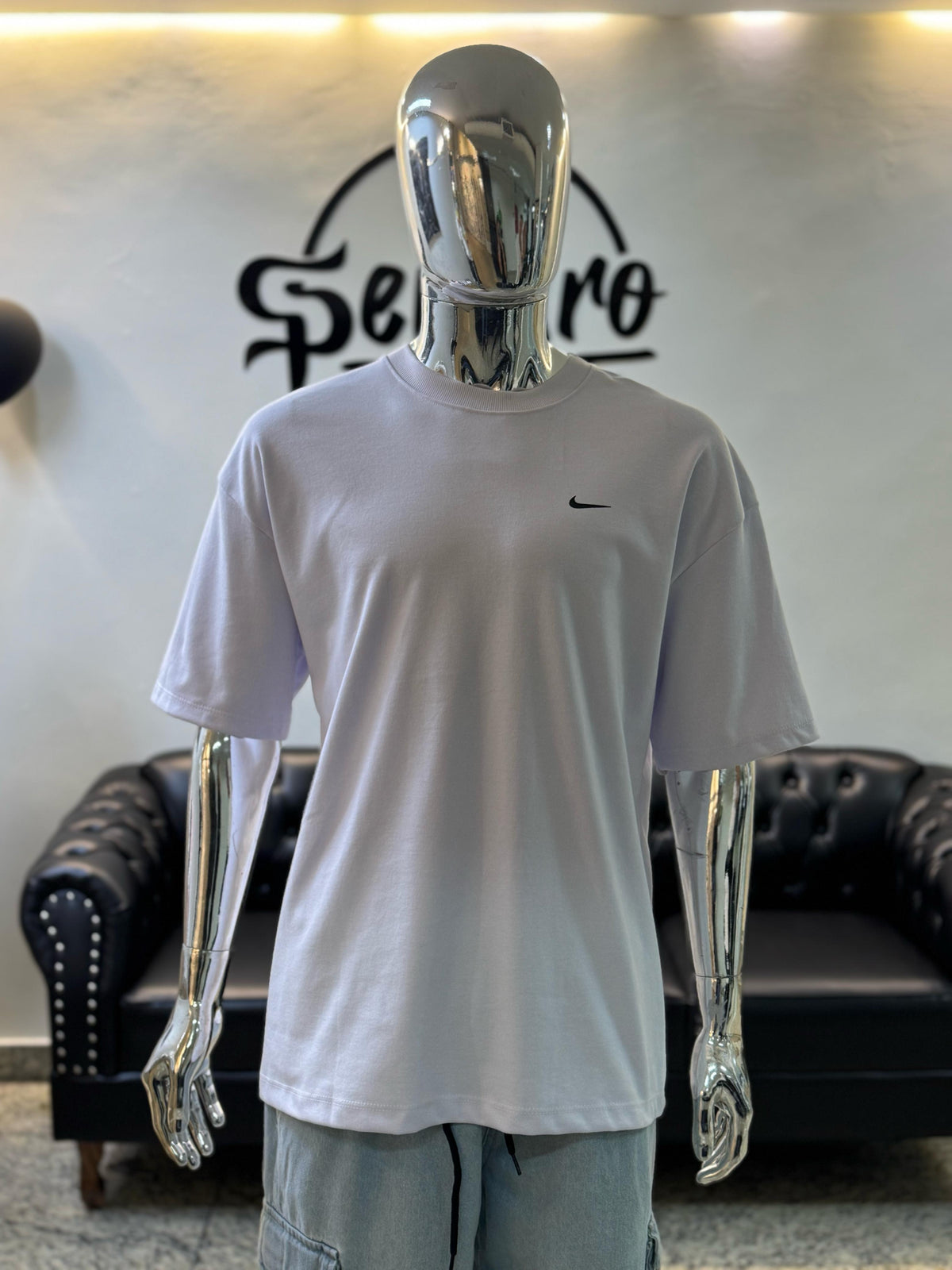 Camisa Oversized Masculina  PITCH & PUTT- BRANCO